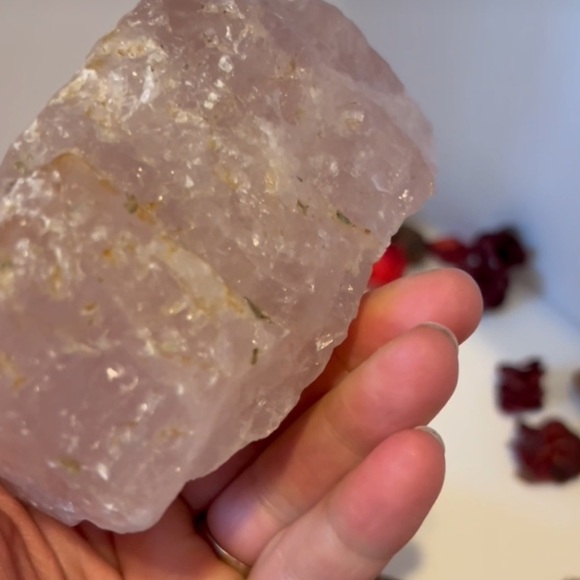 SOLD Rose Quartz Chunk - Picture 14 of 17